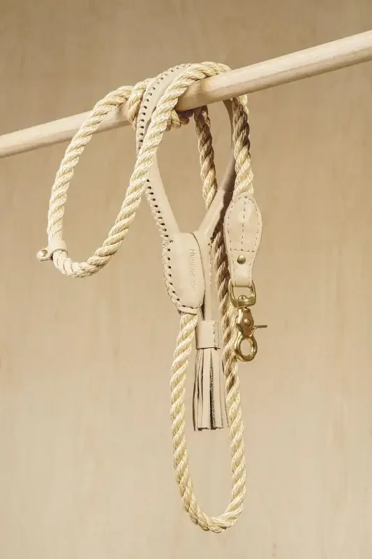 Country Pony Leash Beige