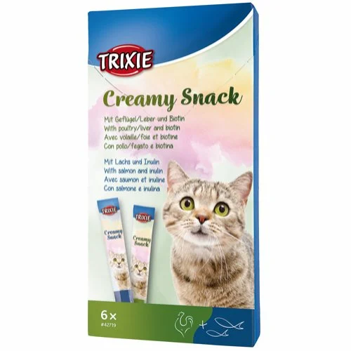 CREAMY Snacks, Trixie, 6×15g.