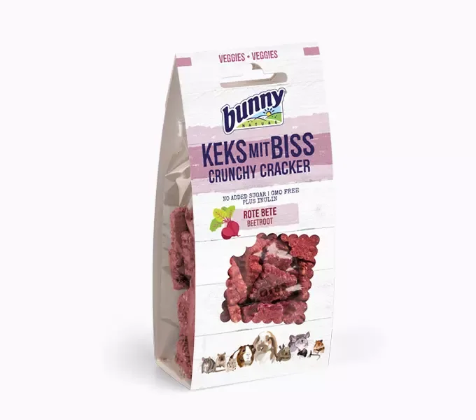 CRUNCHY CRACKER BEETROOT 50g, Bunny (6)