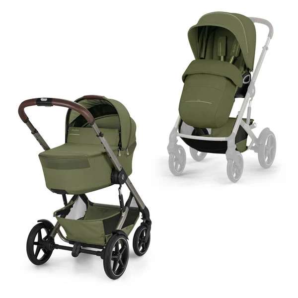 Cybex, Barnevogn, Talos S Lux – foldbar bag, 2026 – Moss Green