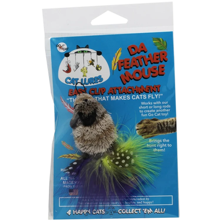 Da Bird鈩?Feather Mouse Tafs Cat Toy