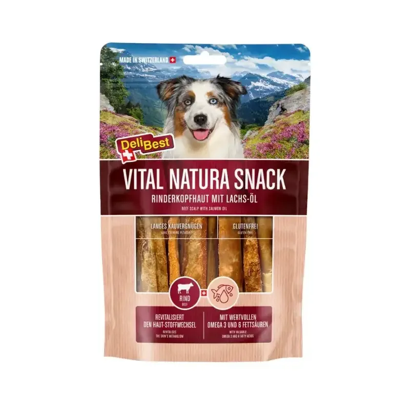 DeliBest Vital Nature Snack med Lakseolje – Omega 3
