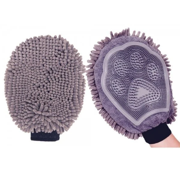 DGS Dirty Dog Grooming Glove Tørkehanske 25x18CM - Image 2