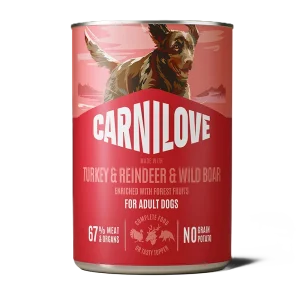 Dog Can Pat茅 Kalkun, reinsdyr og villsvin