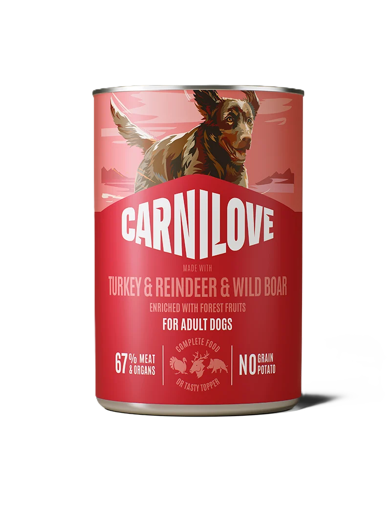 Dog Can Pat茅 Kalkun, reinsdyr og villsvin