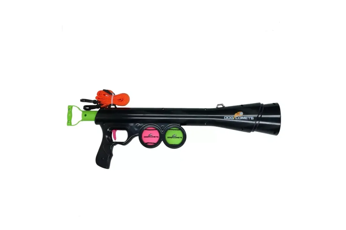 Dog Comets Comet Launcher – Kraftig ballkanon til hund med 20 meter rekkevidde