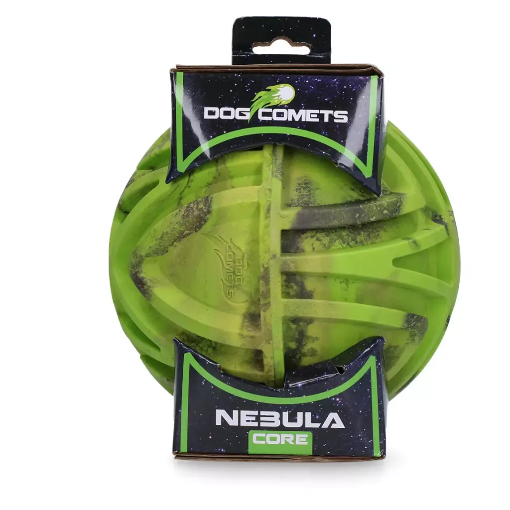 Dog Comets Nebula Core Grønn 18 cm – Stor og ekstremt slitesterk hundeball