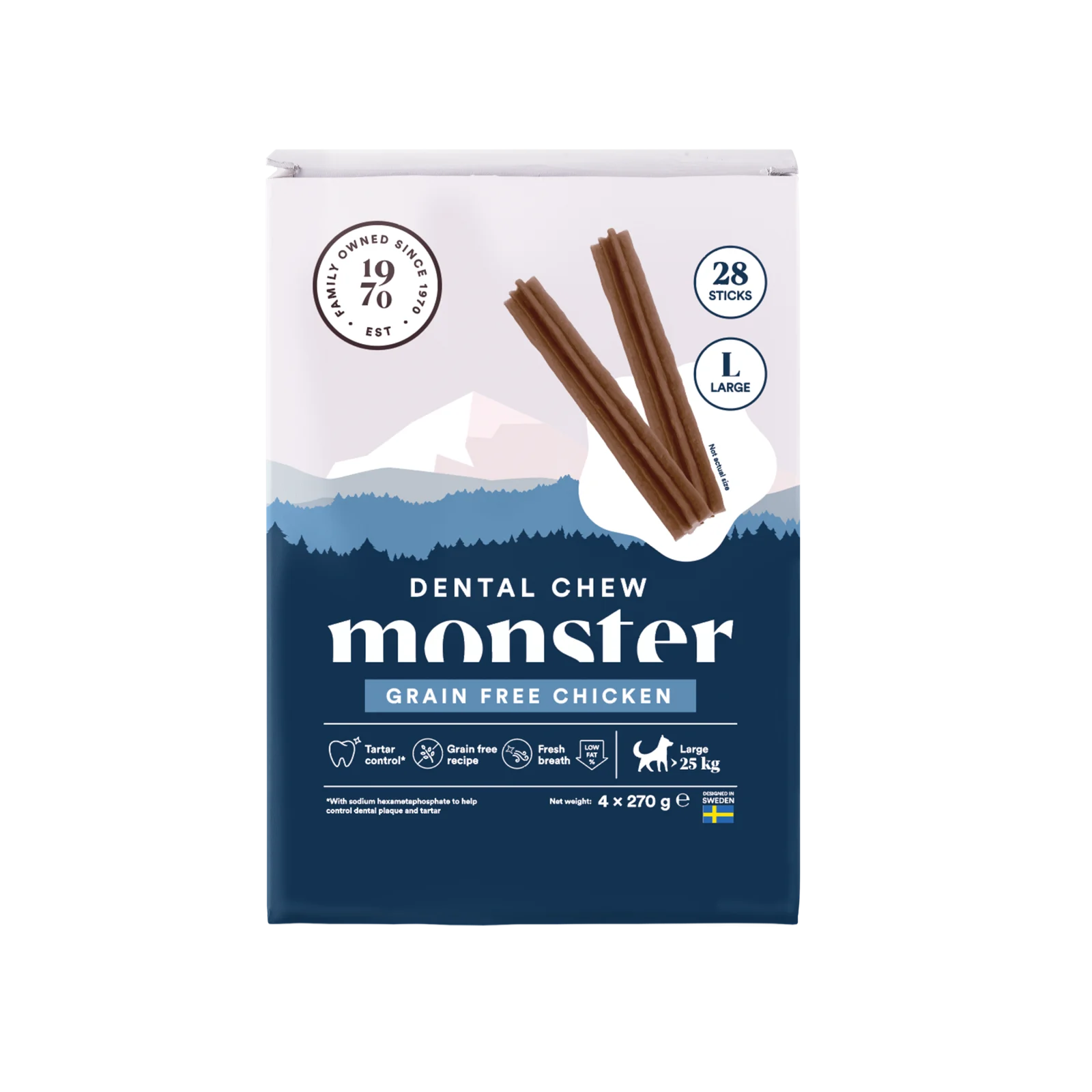 Dog Dental Chew Grain Free Chicken Month