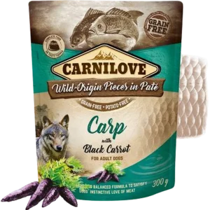 Dog Pouch Pat茅 Carp with Carrot