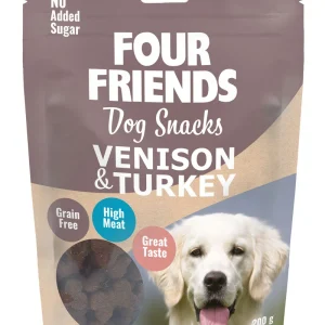 Dog Snacks Venison & Turkey Hundegodbit 200g