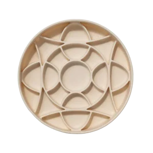 dogged Circulo Slowfeeder Bowl Buttercream