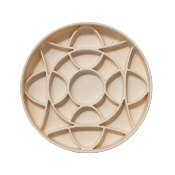 dogged Circulo Slowfeeder Bowl Buttercream
