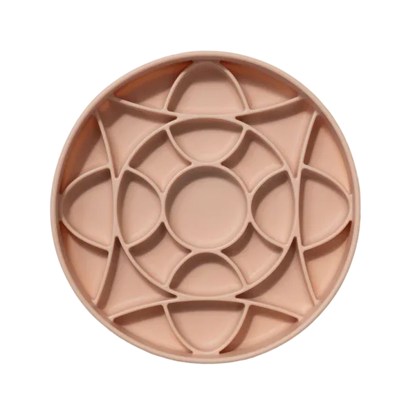 dogged Circulo Slowfeeder Bowl Rose Water