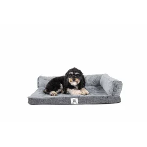 DogGoneSmart Hundeseng Chill Kuzzi Cool Grey 76x122cm