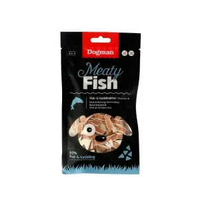 Dogman – Kjøttfulle fisk- og kyllingbiter, 80g