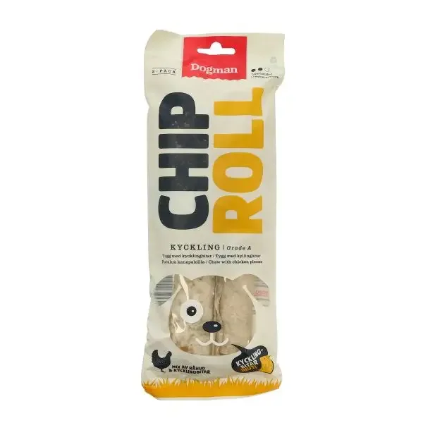 Dogman Kylling Chip-rull, 2-pak