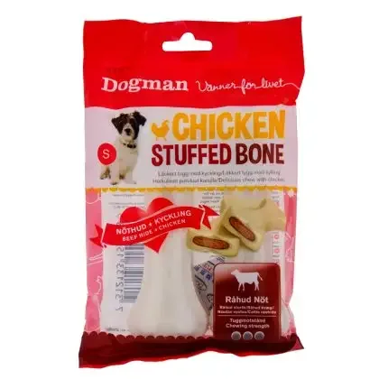 Dogman – Kyllingefylt bein – flere størrelser