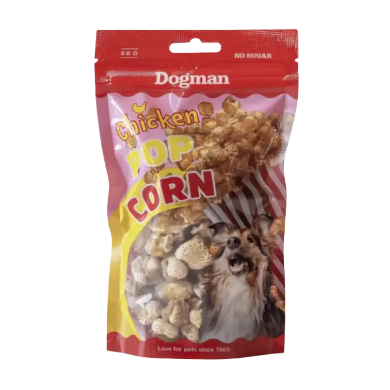 Dogman – Popcorn med kylling, 50g