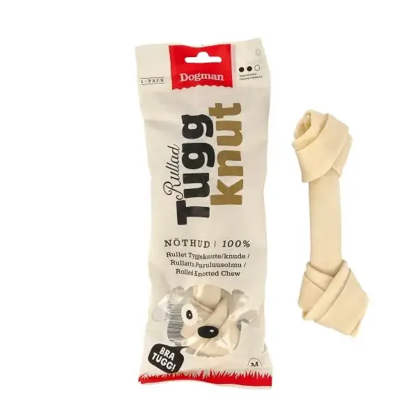 Dogman – Rullet tyggeknute – flere størrelser