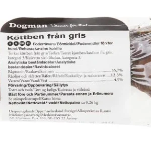 Dogman Tørket kjøttbein av gris