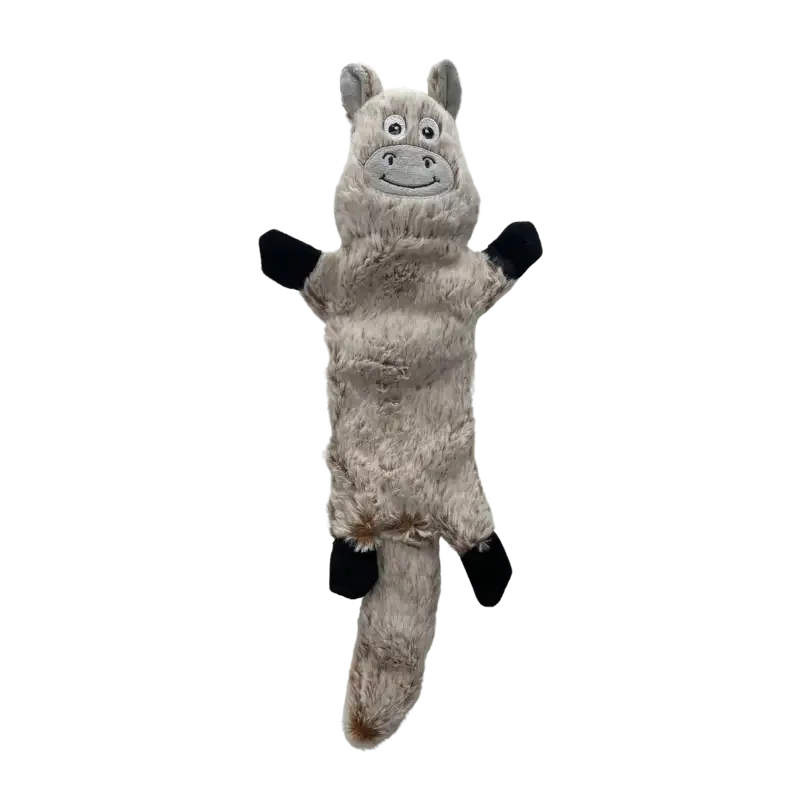 Donkey Eddie bamse med strikket effekt, 43 cm