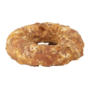 Donutwrap med kylling og r氓hud