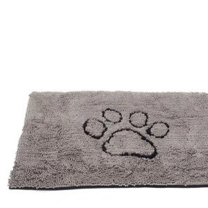 DØRMATTE «Dirty Dog», Medium, 79x51cm. Grå
