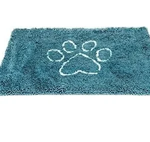 DØRMATTE «Dirty Dog», Medium, 79x51cm, Pacific blå