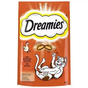 Dreamies Kattgodis Kyckling 60Gr