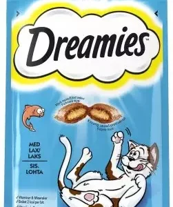 Dreamies Kattgodis Lax 60Gr