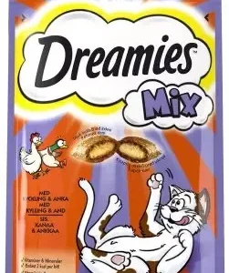 Dreamies Kattgodis Mix Kyckling & Anka 60Gr
