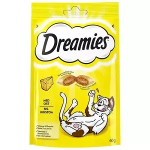 Dreamies Kattgodis Ost 60Gr