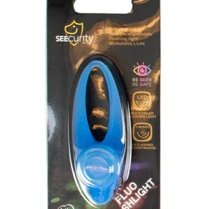 Duvo plus Hundelykt Flashlight Fluo 8x3cm Blå