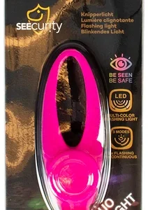 Duvo plus Hundelykt Flashlight Fluo 8x3cm Rosa