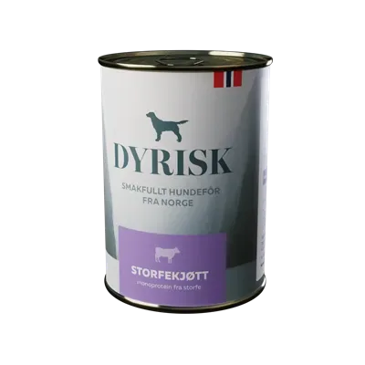 Dyrisk Storfekjøtt 12x400g