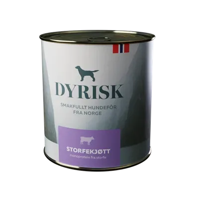 Dyrisk Storfekjøtt 800g