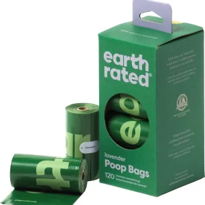 Earth Rated Eco-Friendly poser lavendel 8 ruller/120 stk