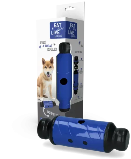 Eat Slow Live Longer Feed & Treat Roller Blå -Stor