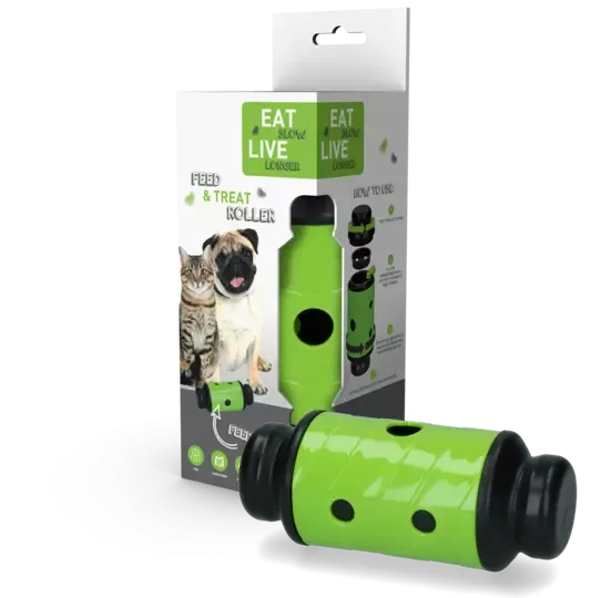 Eat Slow Live Longer Feed & Treat Roller Grønn- Små
