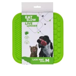 Eat Slow Live Longer Lick Mat Duo Medium Grønn