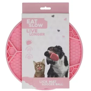 Eat Slow Live Longer Lick Mat Soccer Ball Rosa (Limited Edition VM Fotball)