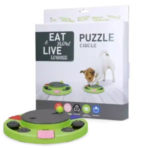 Eat Slow Live Longer Puzzle Circle
