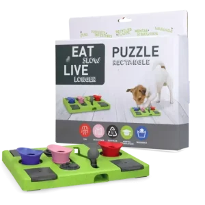 Eat Slow Live Longer Puzzle Rectangle