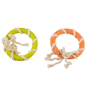 Eco rubber ring bamboo/rice + cotton 12,5×12,5×3,2cm mixed colors (4)