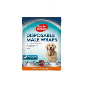 ENGANGSBLEIER Simple Solution, Hannhund, 12 stk., L