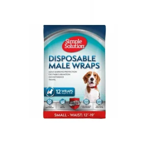 ENGANGSBLEIER Simple Solution, Hannhund, 12 stk., S