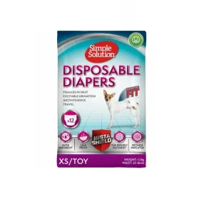 ENGANGSBLEIER Simple Solution, Tisper, 12 stk., XS