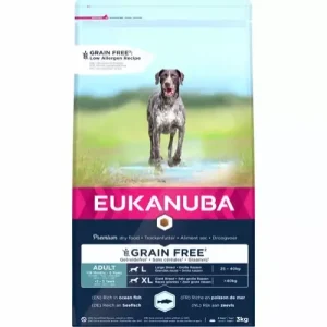 Euk Adult Large Grainfree Ocean Fish 12Kg