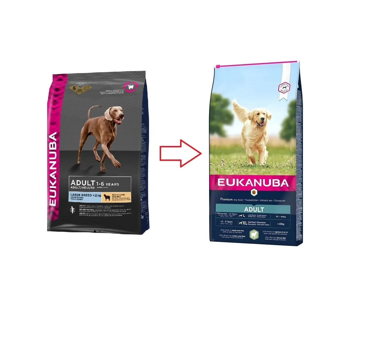 Euk Adult Large Lamb & Rice 12 kg