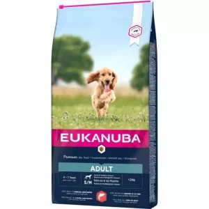 Euk Adult Small/Medium Salmon & Barley 12 Kg